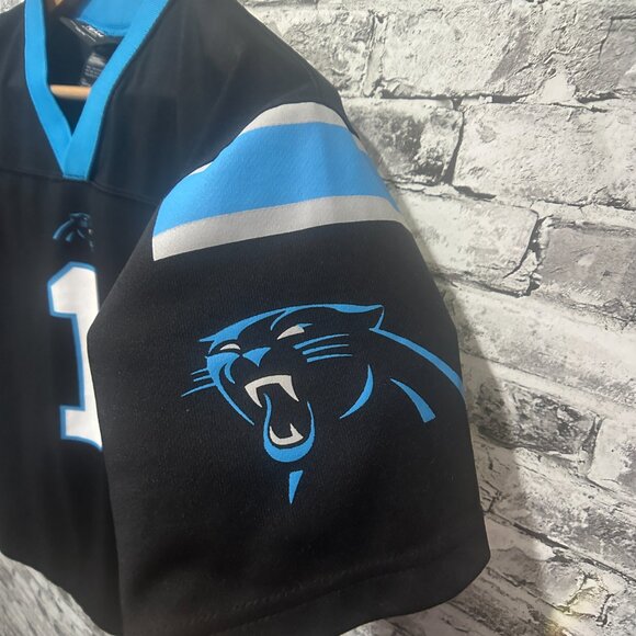 EUC NFL Team Apparel Carolina Panthers Cam Newton Jersey Youth XL (18/20) - Picture 5 of 15